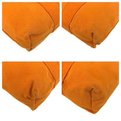 Hermes Fourre Tout Cabas French Festival Hawaii Limited Orange Canvas Tote Bag