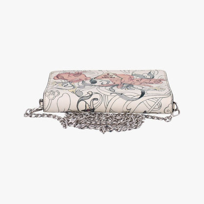 Prada Rabbit Print Multicolor Leather 62 D