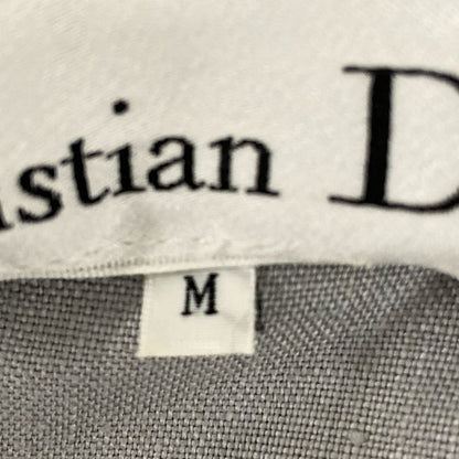 Dior/christian Dior Jacket Size M Women - Gray Long Sleeves / Linen / Spring