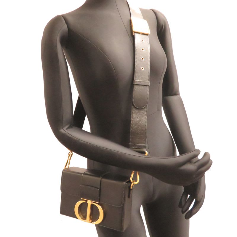 Christian Dior Shoulder Montaigne Black Bag