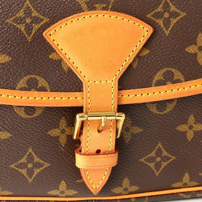 Louis Vuitton Shoulder Bag Sologne Brown Rank A