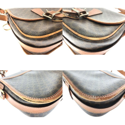 Celine Women's Shoulder Bag Crossbody Macadam Pattern Old Celine M92 Brown