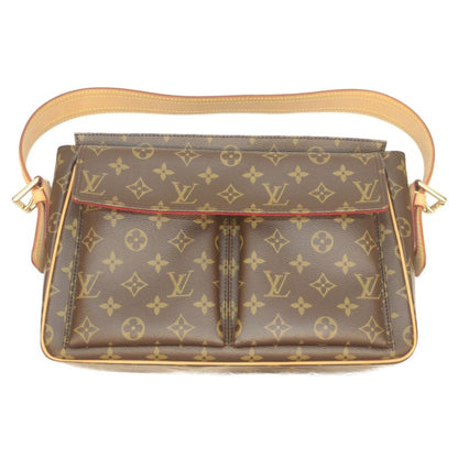 Louis Vuitton M51163 06 Monogram Vivacite GM Shoulder Bag Brown