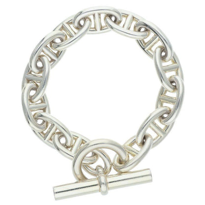 Hermes Chaine D'ancre TGM Chaine D'ancre TGM Silver Bracelet Men's 13link