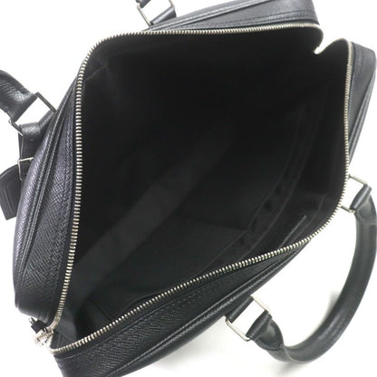 Louis Vuitton M30975 Porte Documents Voyage Taiga Leather 2WAY Briefcase Black