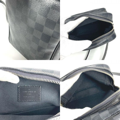 Louis Vuitton LEM Shoulder Bag N41446 Damier Graphite Canvas Black