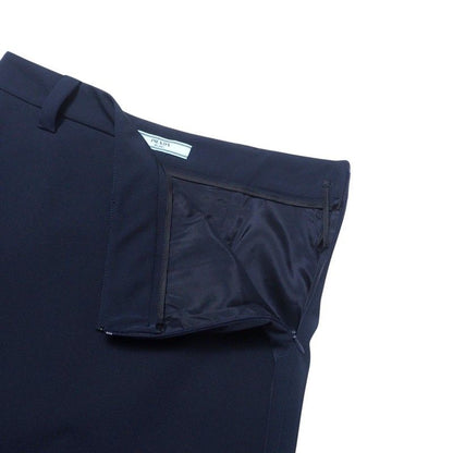 2022Prada Skirt Size 38 Stretch Tight Skirt Triangle Logo Triangle Logo