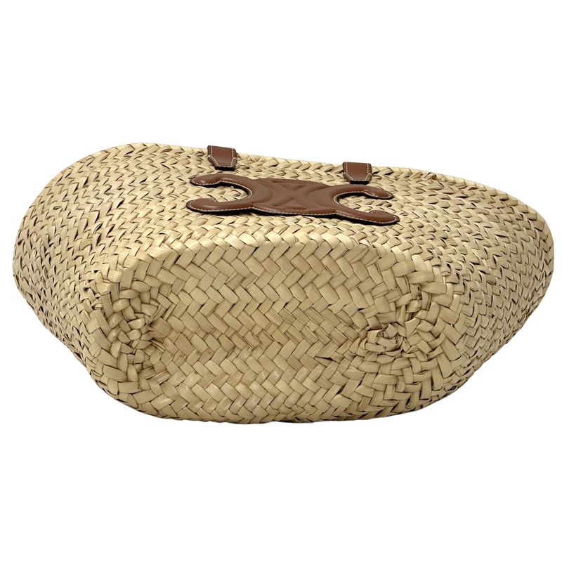Celine Bag Women's Brand Teen Triomphe Handbag Shoulder Bag 2way Raffia Classic