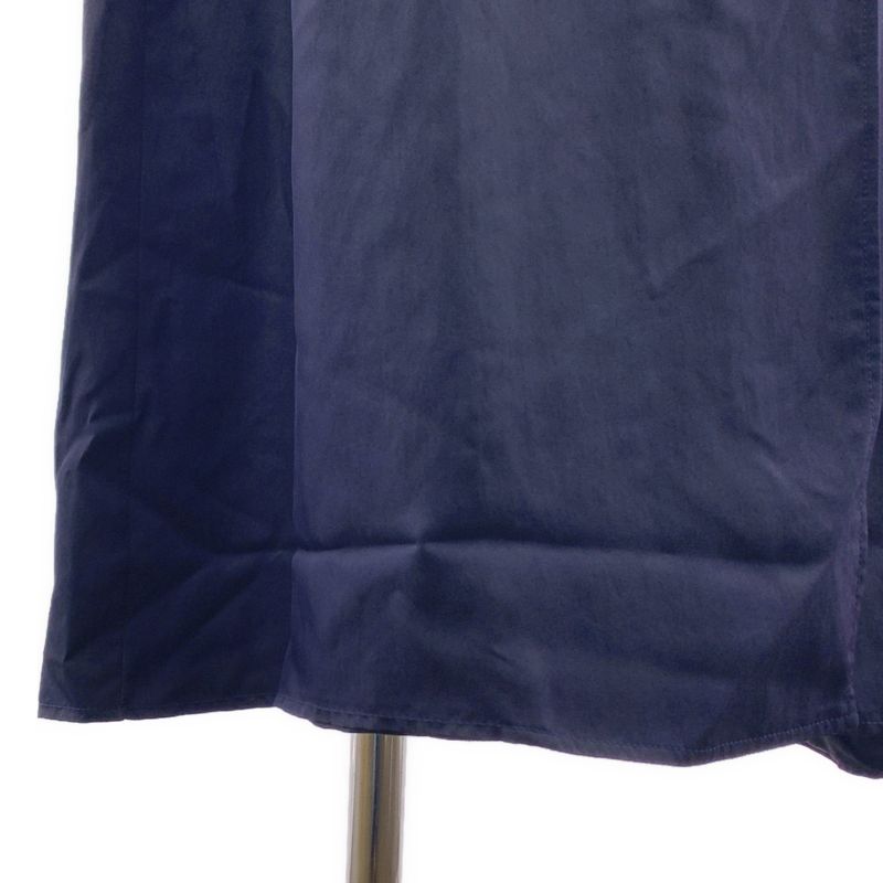 Celine - Phoebe Period Silk Blend Trench Coat - 36 - Navy - Women's