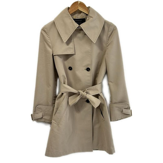 Gucci Trench Coat Size 38 S Women - 118107zf073 Beige Long Sleeves Spring/fall