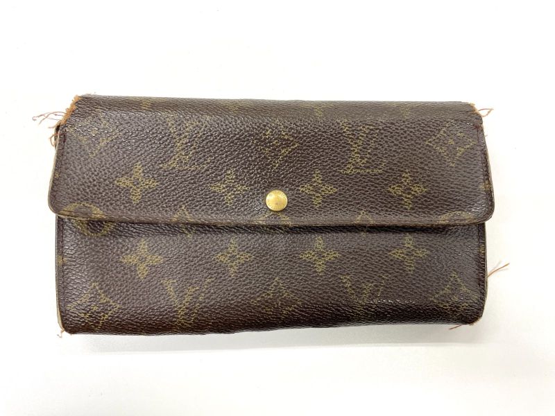 Louis Vuitton Monogram Pochette Portmonnaie Cles Di Long Wallet M61725 Brown