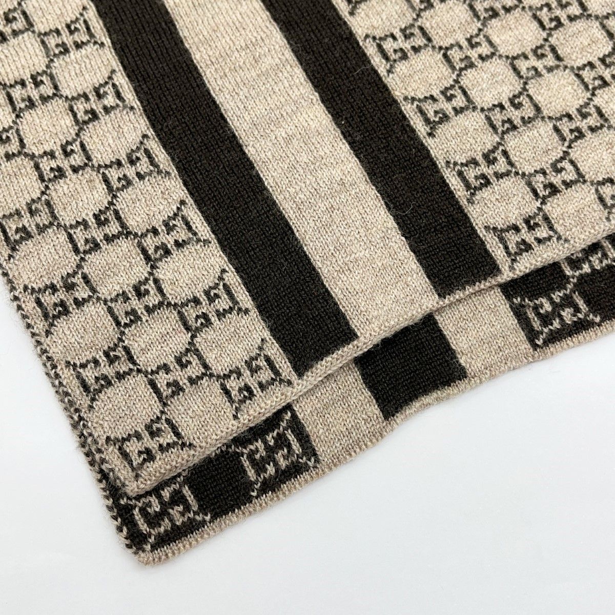 Gucci Scarf Cashmere Brown