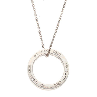 Tiffany & Co 1837 Circle Silver Necklace Women