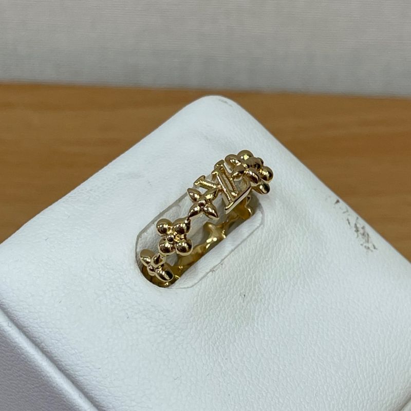 Louis Vuitton M1438l Baby Louis Ring #15.5 A25-2895