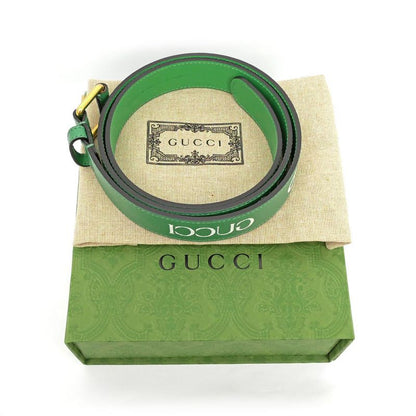 Gucci X Adidas Belt 702277 Green Gold Hardware Green 95cm (37.40in)