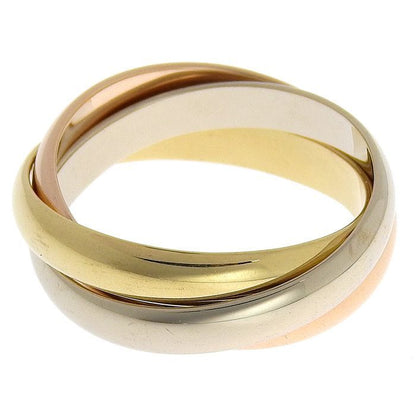 Cartier Trinity Ring Classic Model 18K Yellow Gold 18K White Gold 18K Pink Gold