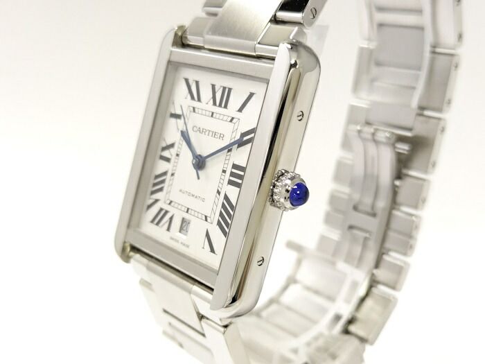Cartier Tank Solo XL Automatic SS Silver Dial W5200028
