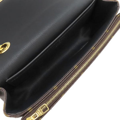 Louis Vuitton Shoulder Bag Malso Monogram Canvas Monogram Gold Hardware Brown