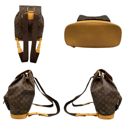 Louis Vuitton Monogram Monsouris GM Rucksack M51135 Brown