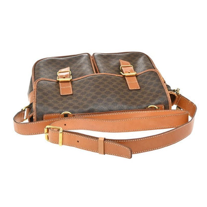 Celine Shoulder Bag Macadam Circle Charm Pvcleather 67kb003