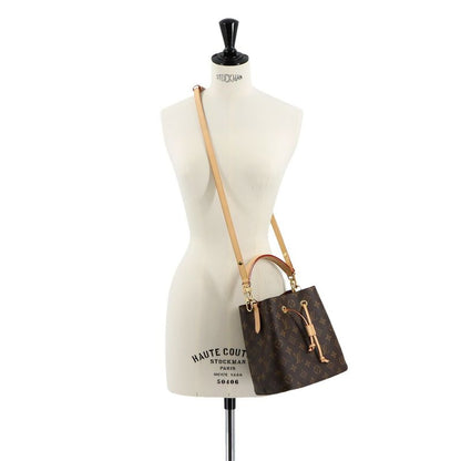 Louis Vuitton Monogram Neo-noe BB 2way Hand Shoulder Bag Brown M46581 RFID