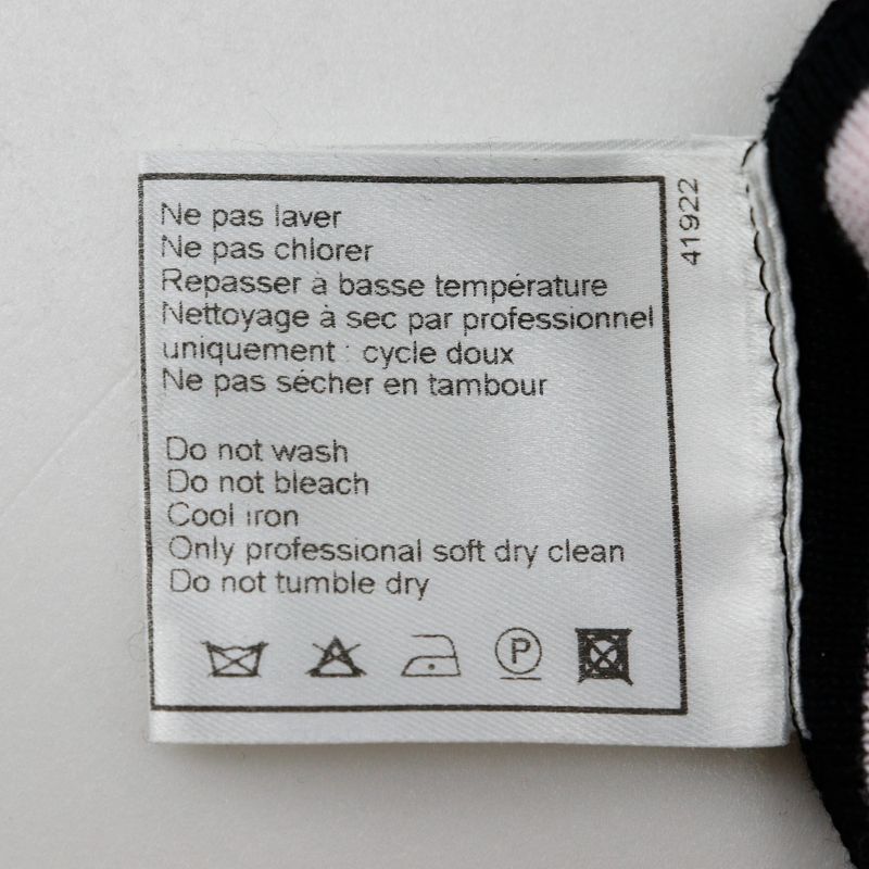 Chanel Sport Line Summer Knit P21361v01278 Cotton Black/pink 03P Ladies Short