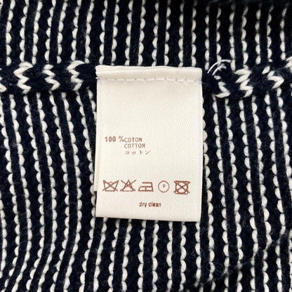 Louis Vuitton Sweater Striped Half Sleeve Knit Rw061w Wiks03mjb M Size Cotton