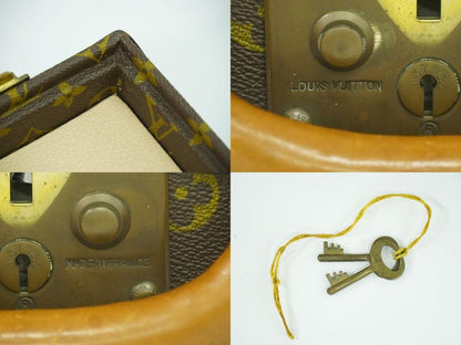 Authentic Louis Vuitton LV Cotteville 45 Monogram Trunk Travel Bag Handbag