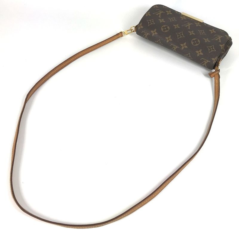 Louis Vuitton Shoulder Bag Favorite PM M40717 Monogram Canvas Brown