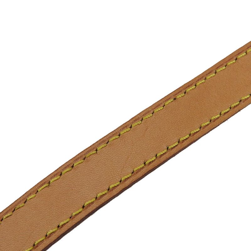 Louis Vuitton Shoulder Strap Nubuck Leather Beige Gold Hardware Adjustable