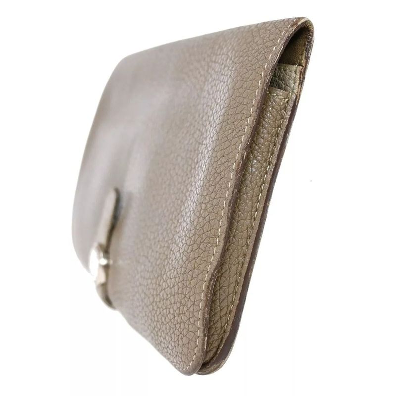 Hermes Dogon GM Togo Bi-color Beige Silver Hardware Stamped □M (2009) Long