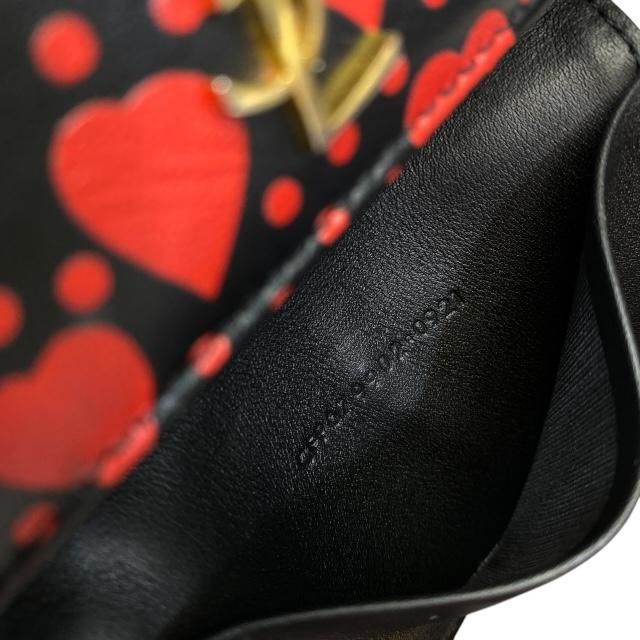 Saint Laurent Paris 6-stack Key Case Key Hook Compact Heart Motif Allover