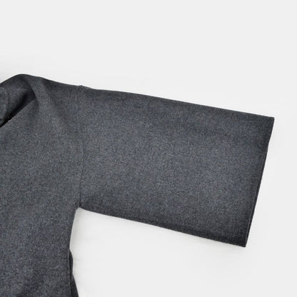 Gucci Wool Long Coat 40 Size Gray 797050 24-25aw Women's Outerwear