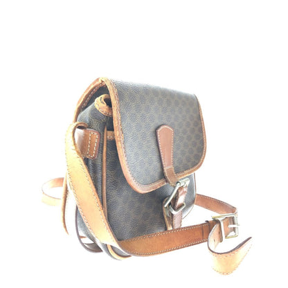 Celine Women's Shoulder Bag Crossbody Macadam Pattern Old Celine M92 Brown