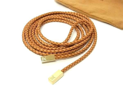 Louis Vuitton M67302 Santure VVN Trécée Rope Belt With Cord Brownish And Gold