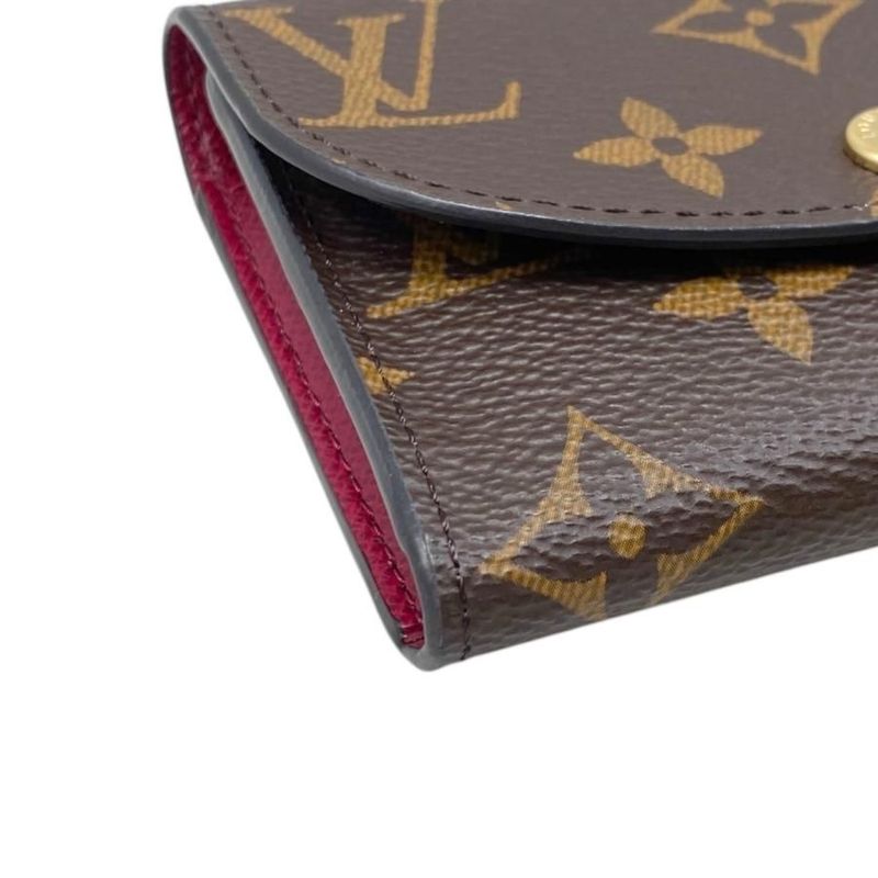 Louis Vuitton Coin Case Portmonnaie Rosalie M41939 Monogram Fuchsia Pink Louis
