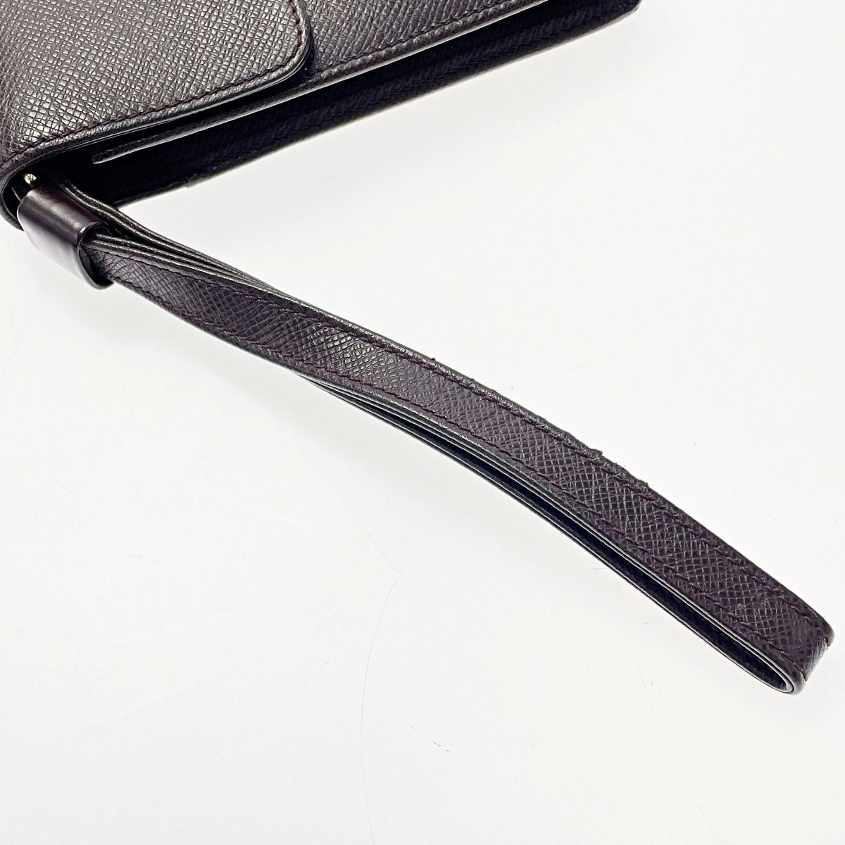 Louis Vuitton Taiga Clado M30196 Acaju Second Bag Men's Gold Hardware