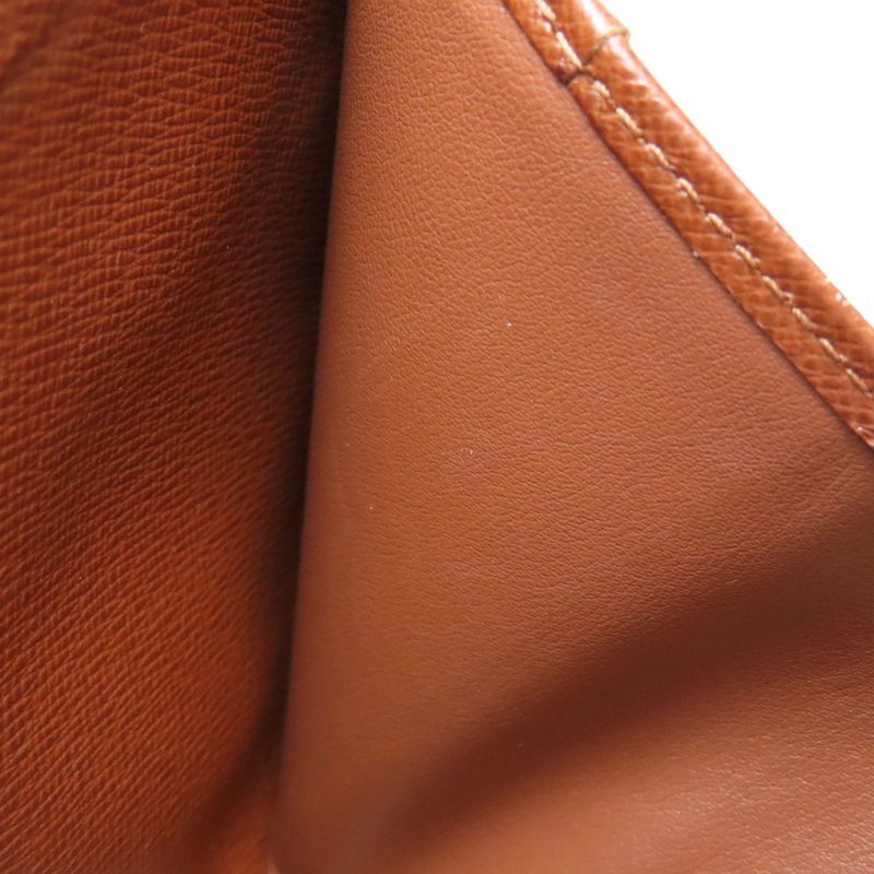 Louis Vuitton M61667 Compact Zip Folding Wallet With Coin Purse Monogram Canvas