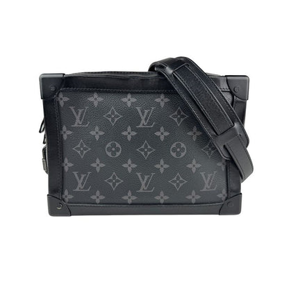 Louis Vuitton Crossbody Shoulder Bag Monogram Eclipse Soft Trunk M44730