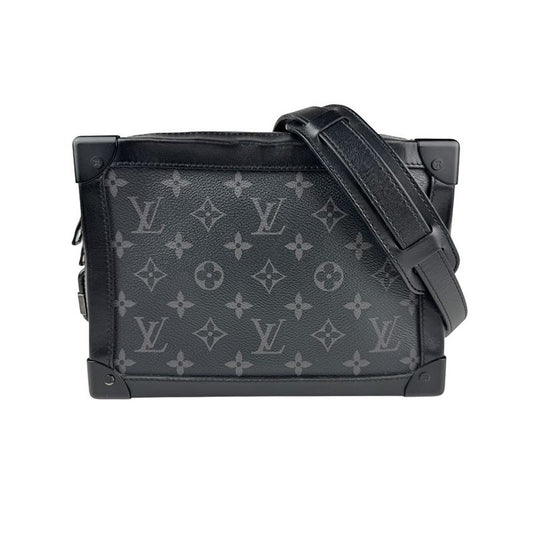 Louis Vuitton Crossbody Shoulder Bag Monogram Eclipse Soft Trunk M44730