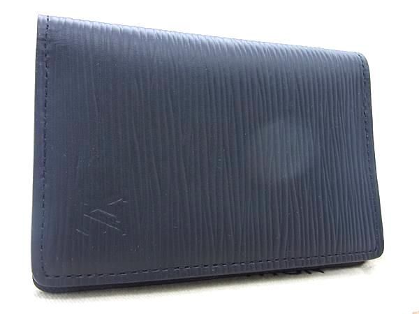 Pattern Louis Vuitton M60642 Epi Organizer De Poche Card Case Black Aw8678