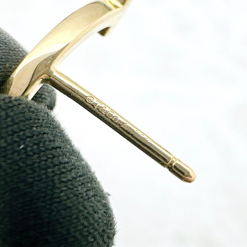 /tiffany & Co T-smile Yellow Gold Earrings U