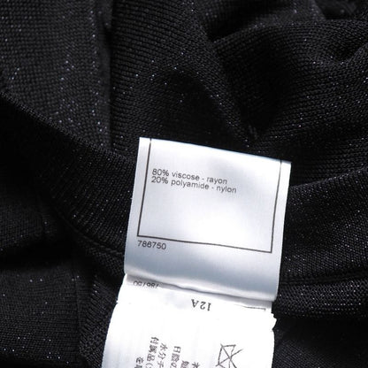 Chanel Blouse Size 36 09P Puff Sleeves French Sleeves Short Sleeves Pleated