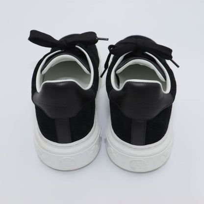 Louis Vuitton Monogram Time Outlines 23 Years Leather X Suede Sneakers Women's