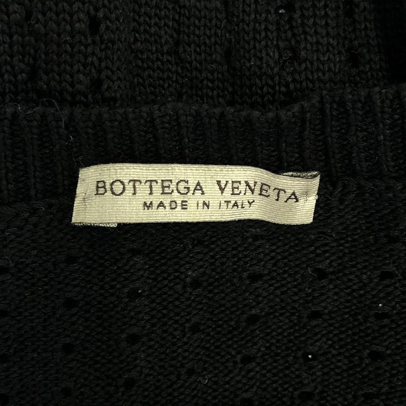 Bottega Veneta - Silk 100% Silk Crewneck Knit Pullover - 48 - Black - Mens