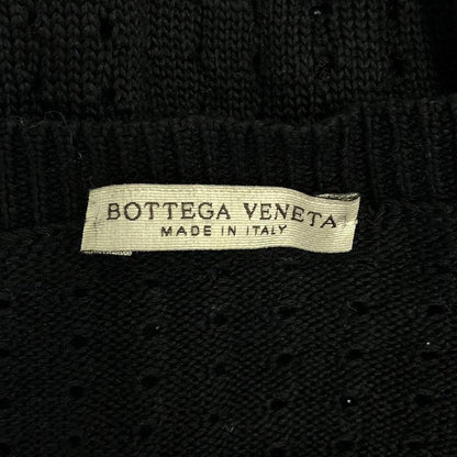 Bottega Veneta - Silk 100% Silk Crewneck Knit Pullover - 48 - Black - Mens