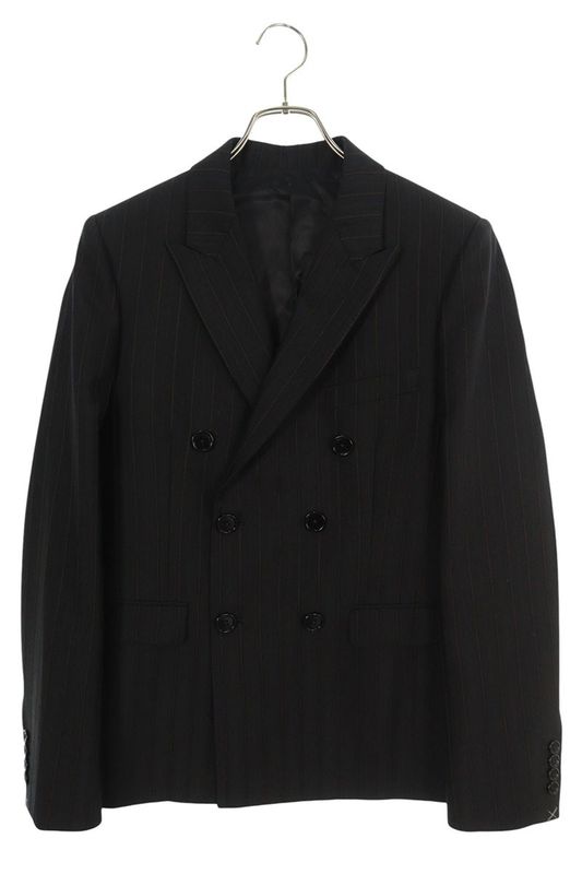 Celine 2v66p876x Striped Double Jacket Men's 46