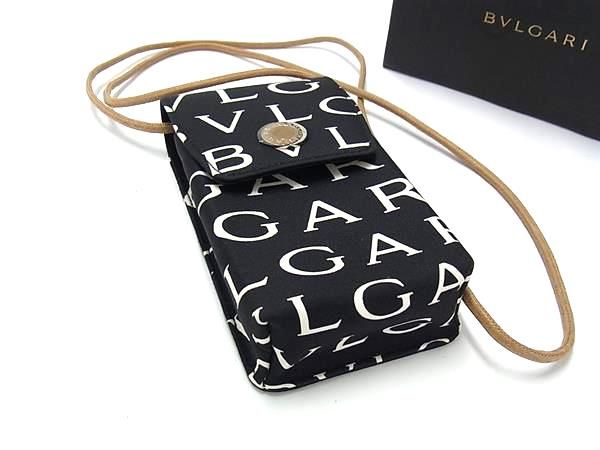 Bvlgari Logomania Nylon Cigarette Case Cigarette Case Multi Case Shoulder