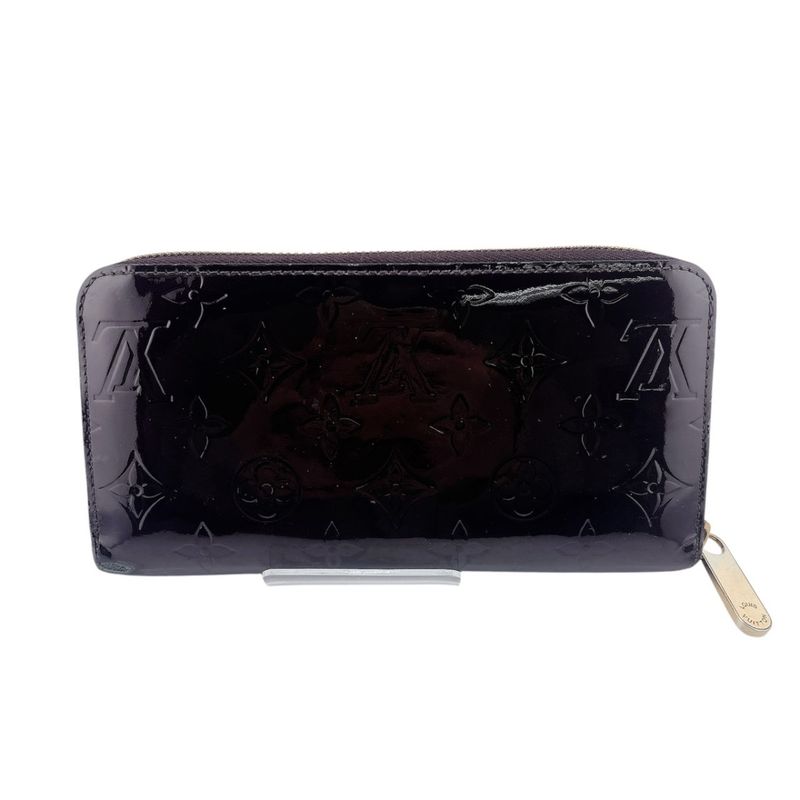 Louis Vuitton M93522 Monogram Vernis Round Zipper Zippy Wallet Long Wallet