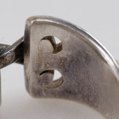 Hermes Mexico Ring Vintage Silver 925 Size 10.5 Unisex 7.03g Ring